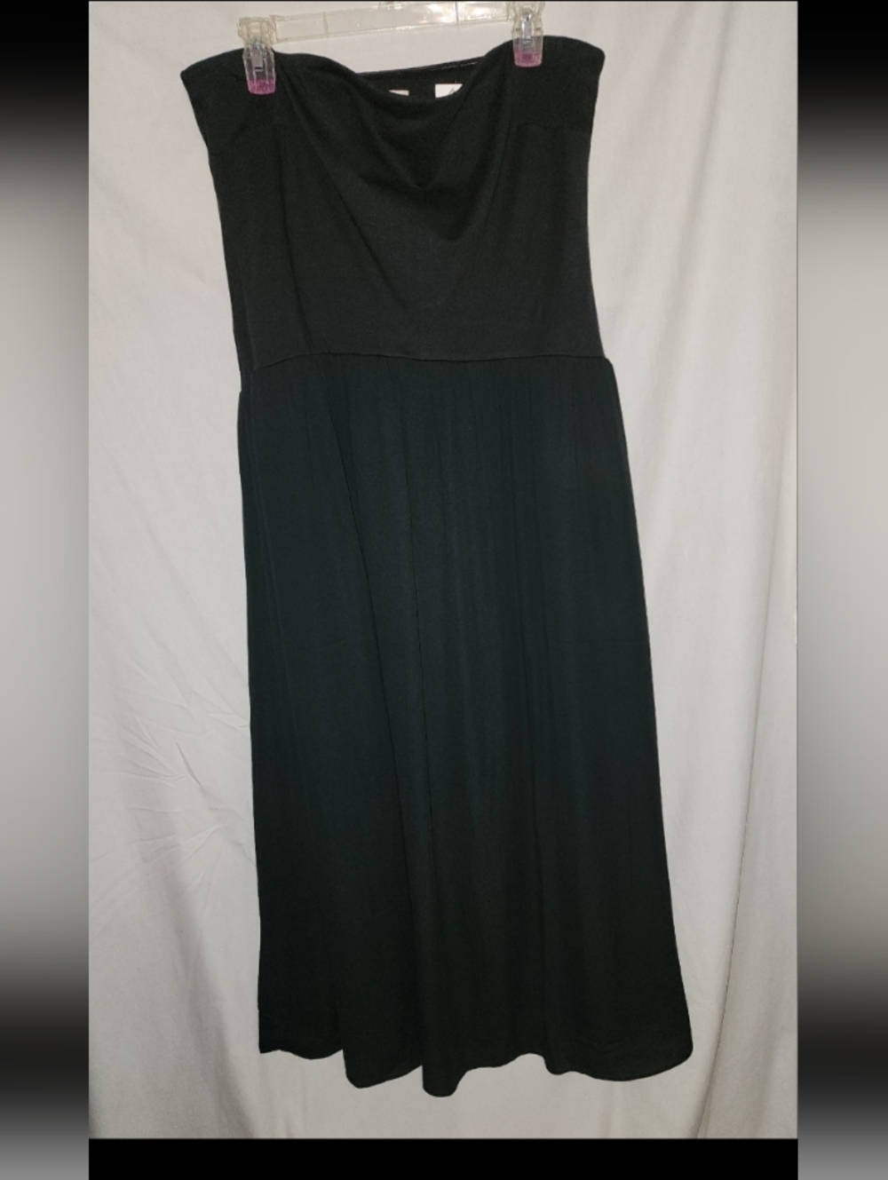 A new day womens size xlarge black ankle length tube Dress